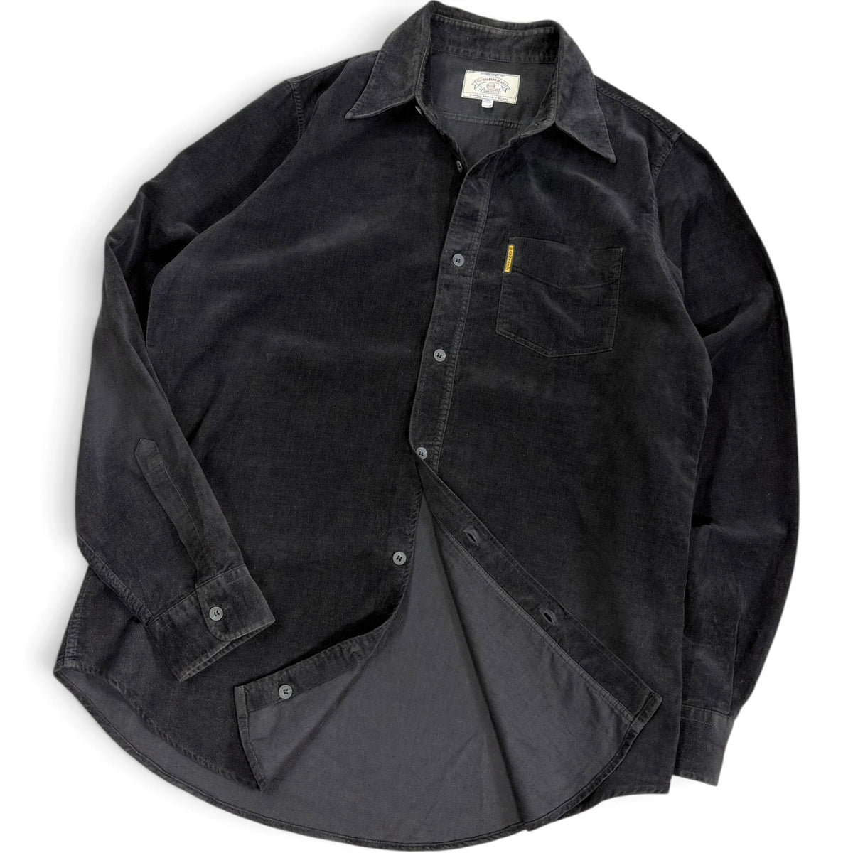 Armani Jeans 90’s Velour Long Sleeve Shirt L