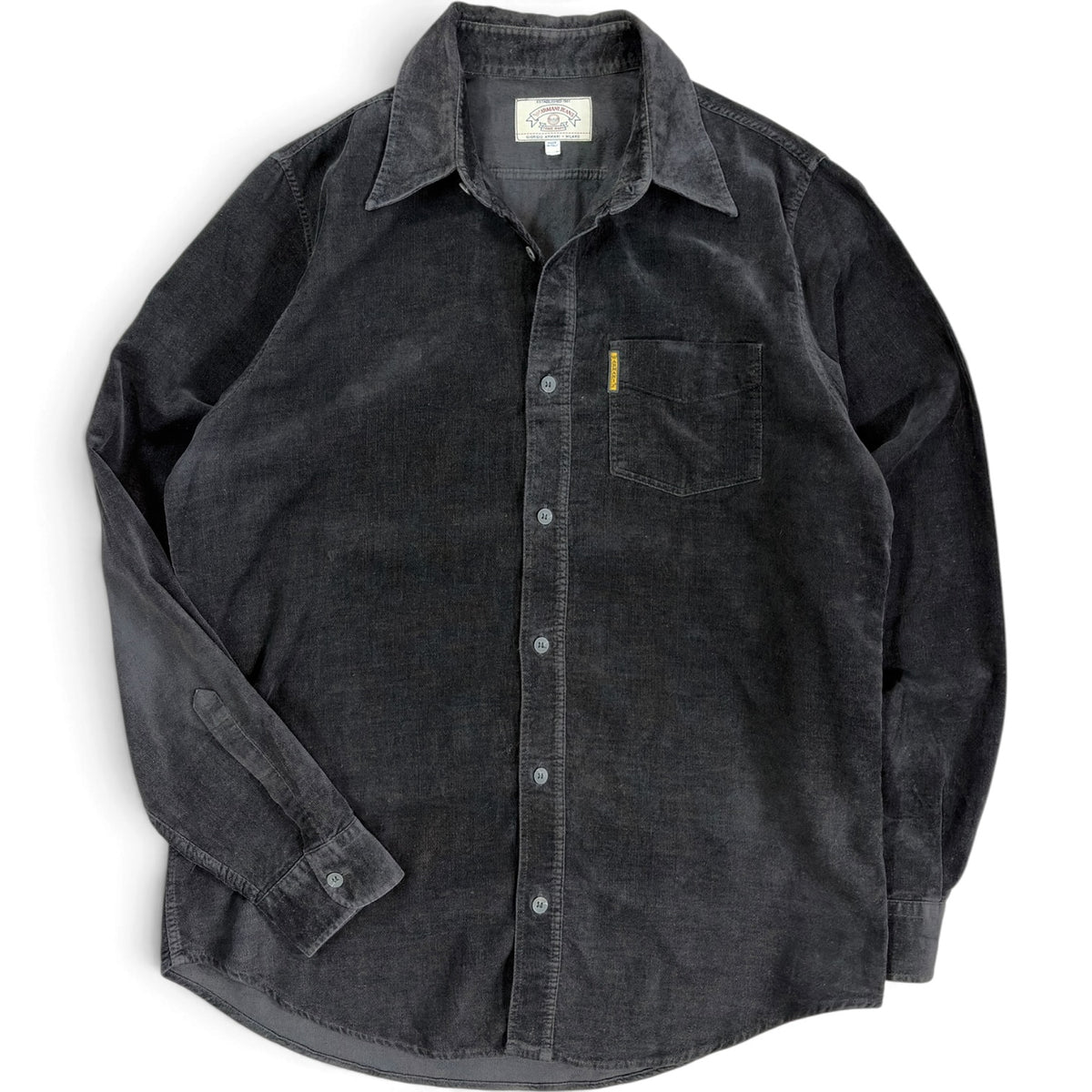 Armani Jeans 90’s Velour Long Sleeve Shirt L
