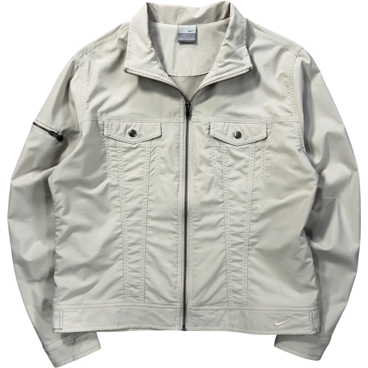 Nike 00’s Contrast Stitch Cropped Jacket S
