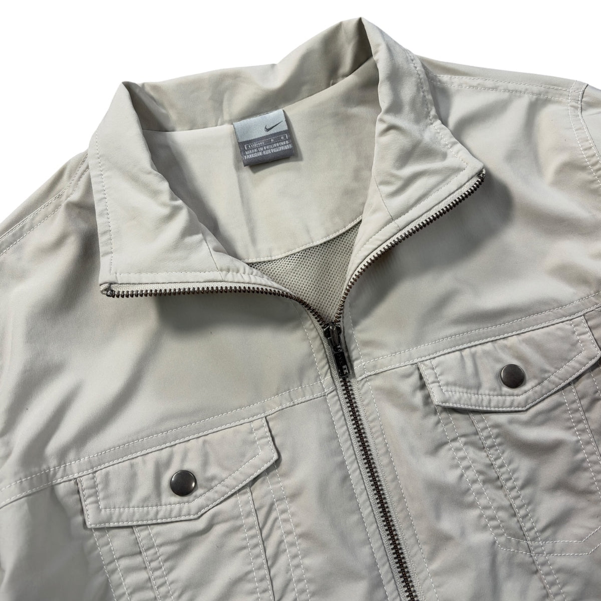 Nike 00’s Contrast Stitch Cropped Jacket S