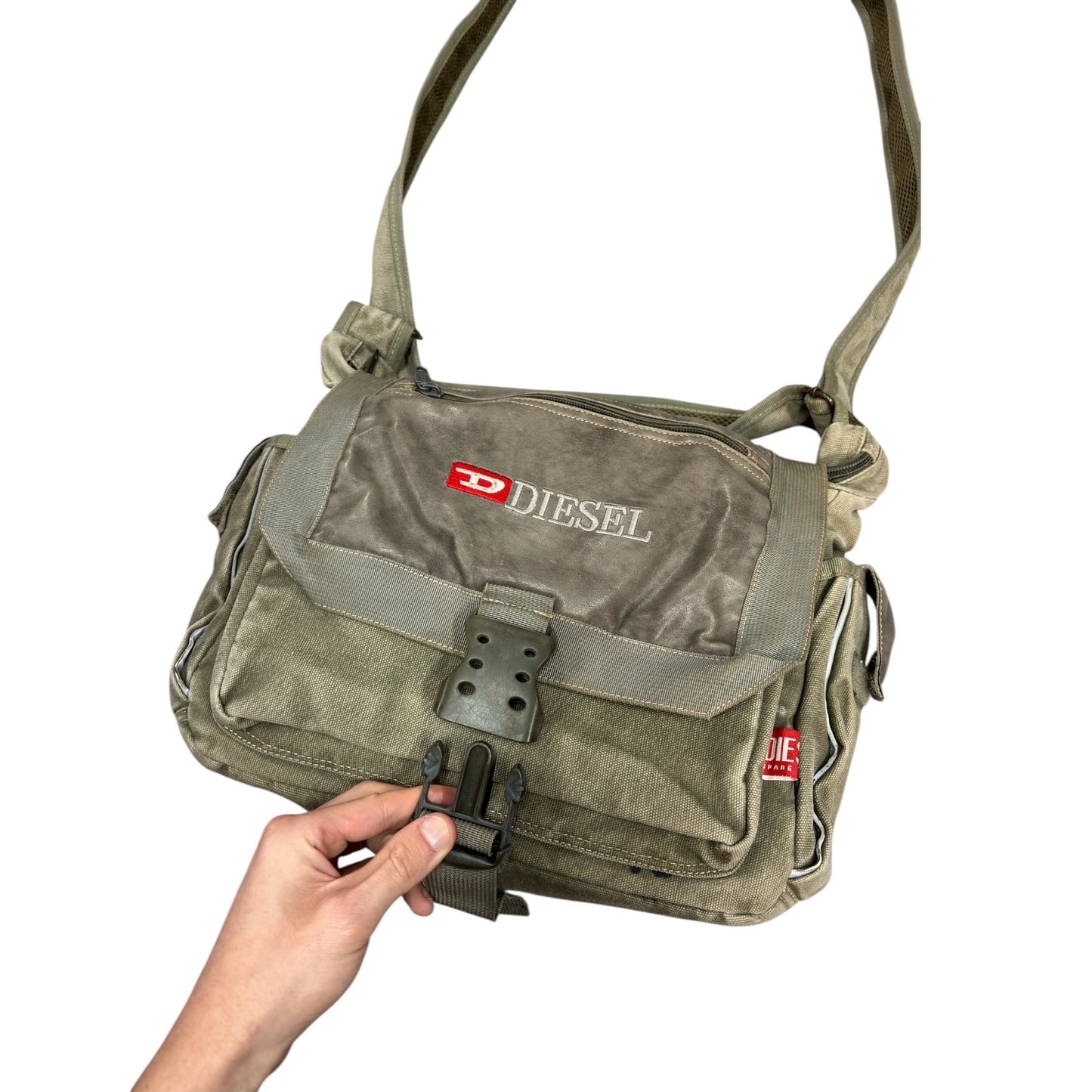 Diesel 00’s Spare Parts Messenger Bag