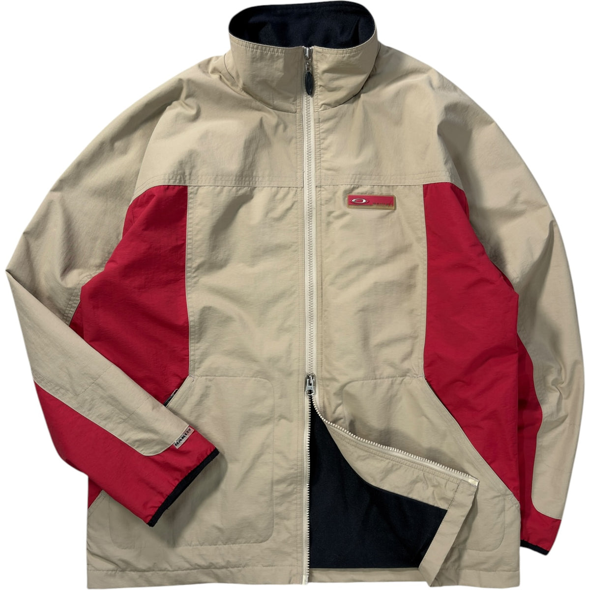 Oakley 90’s Two Tone Dual Zip Jacket XL