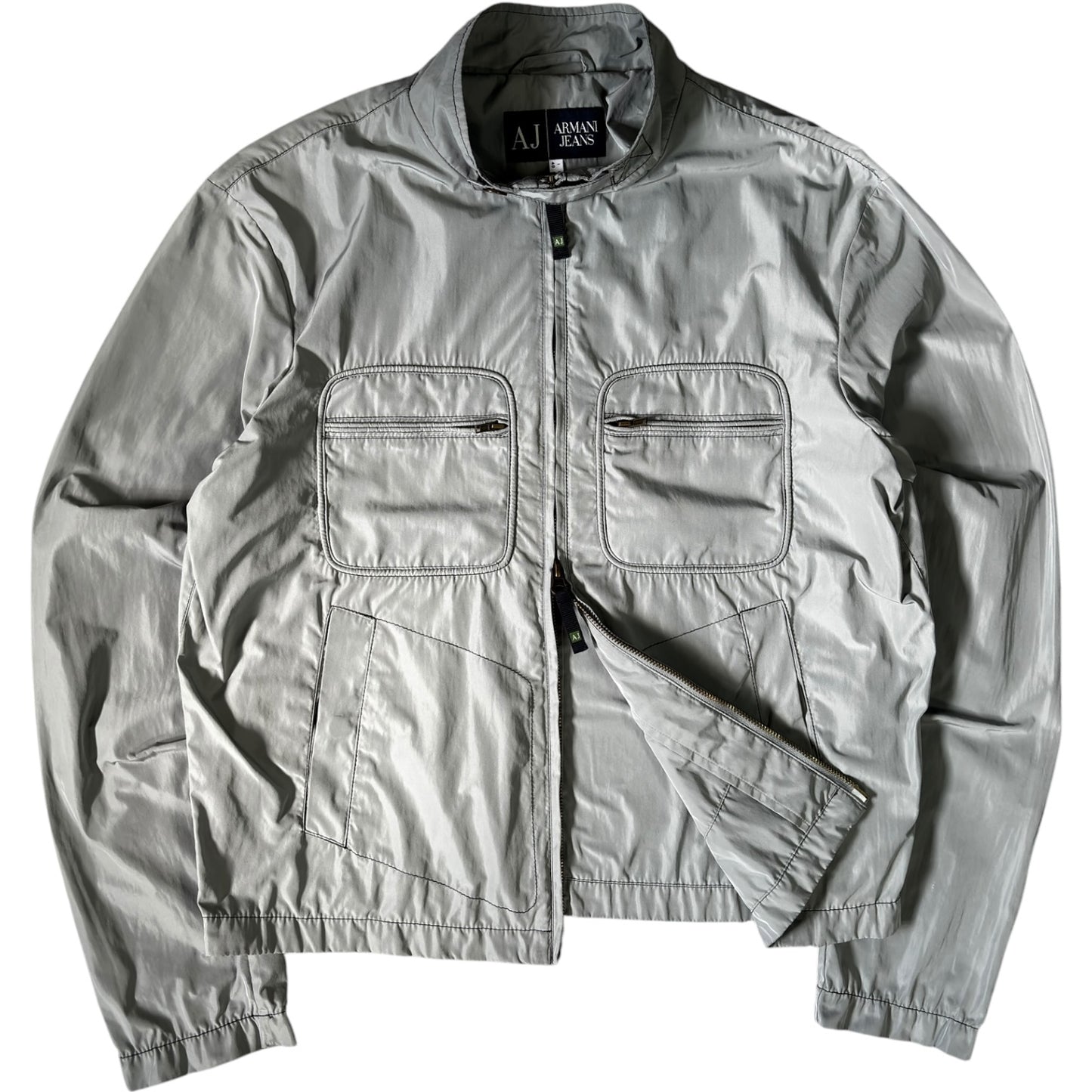 Armani Jeans 00's Cropped Multipocket Jacket M