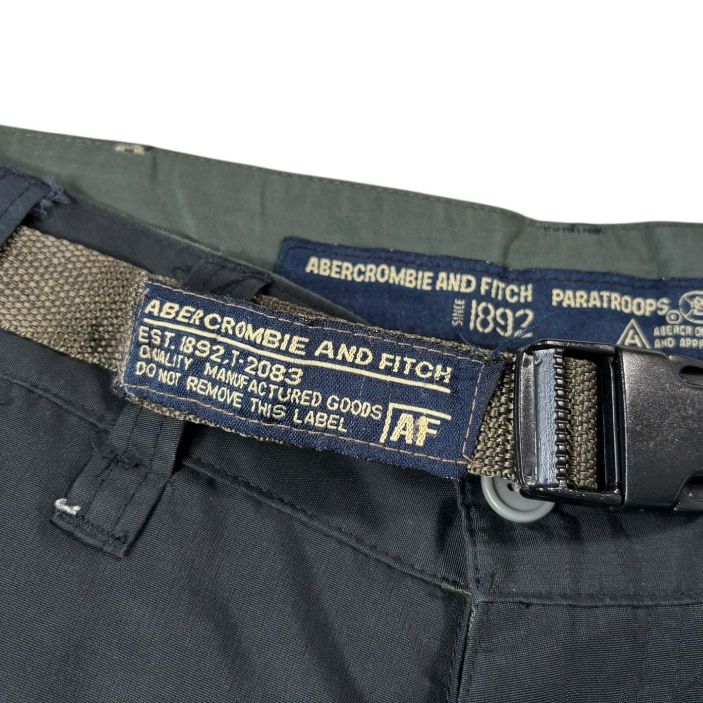 Abercrombie & Fitch 00’s Technical Cargo Shorts 36W