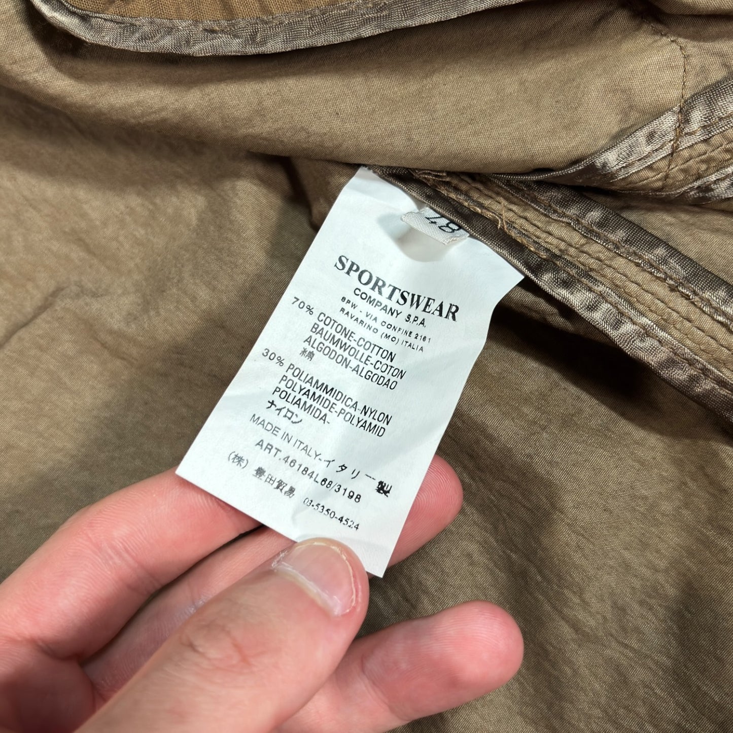 C.P. Company 2007 Garment Dyed Field Jacket L