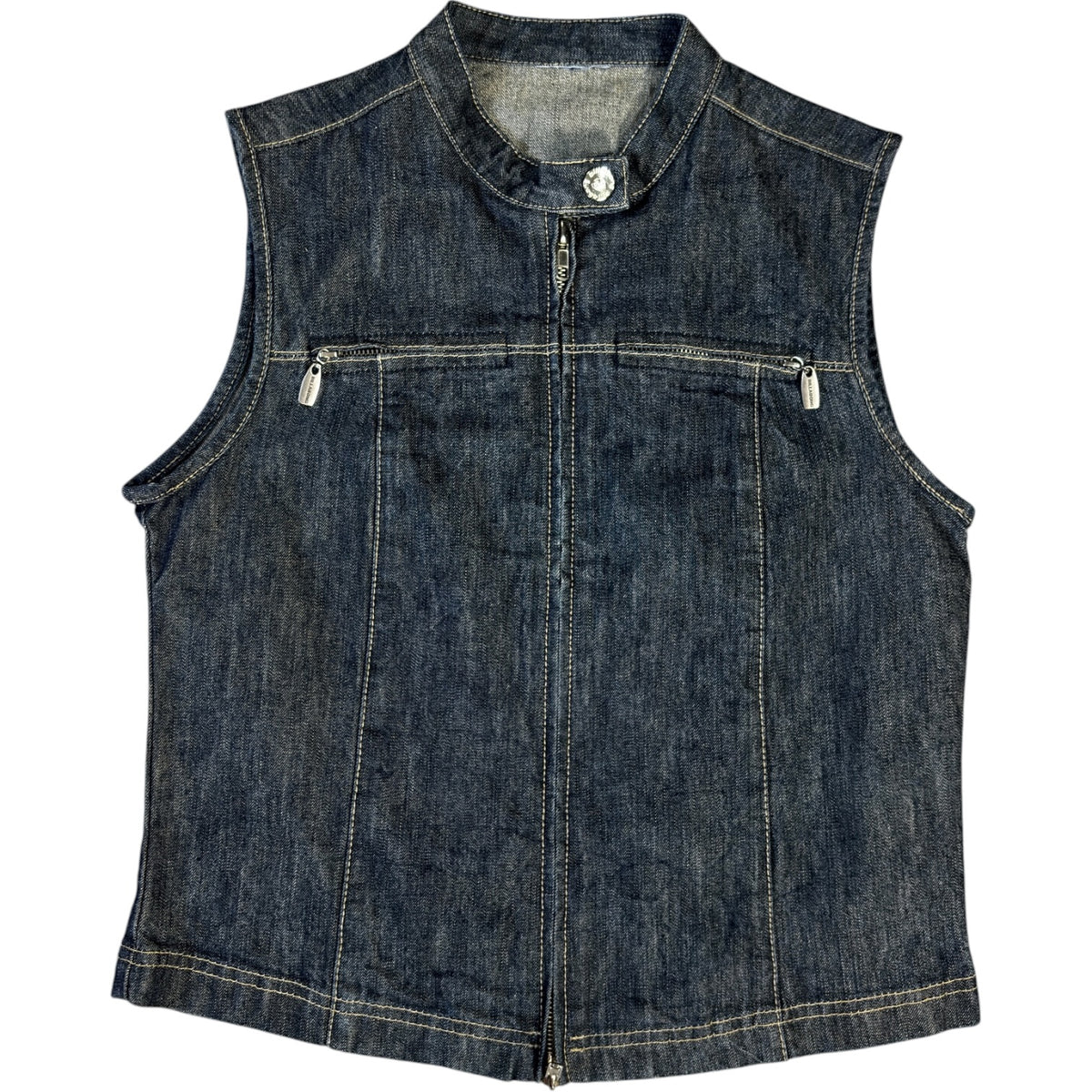 Billabong 00’s Sleeveless Denim Jacket Size 10/12