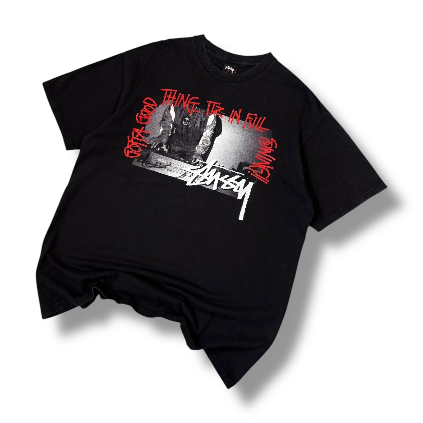 Stüssy 00’s “Full Swing” T Shirt Large