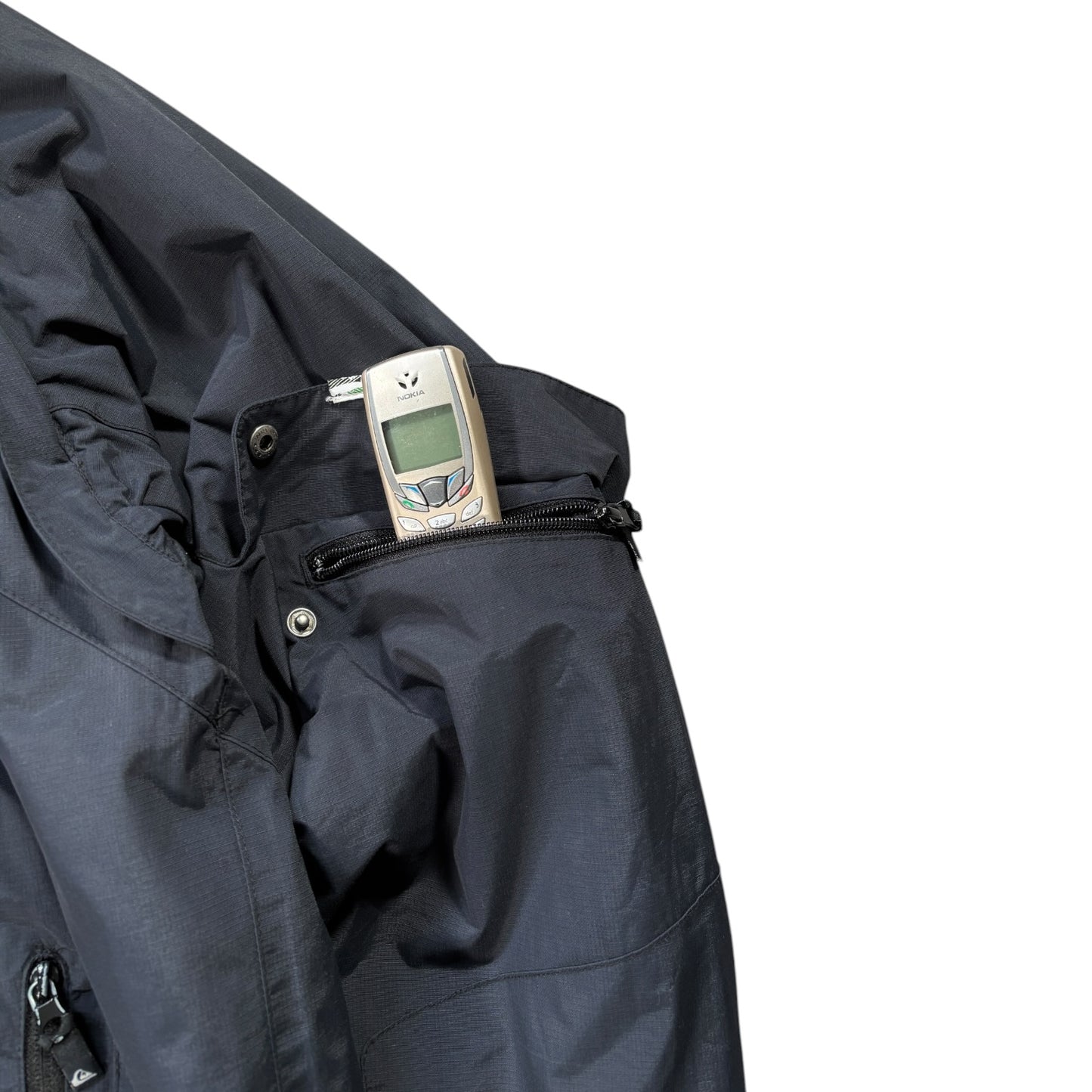 Quiksilver 00’s 'Compass' Asymmetric Zip Jacket M