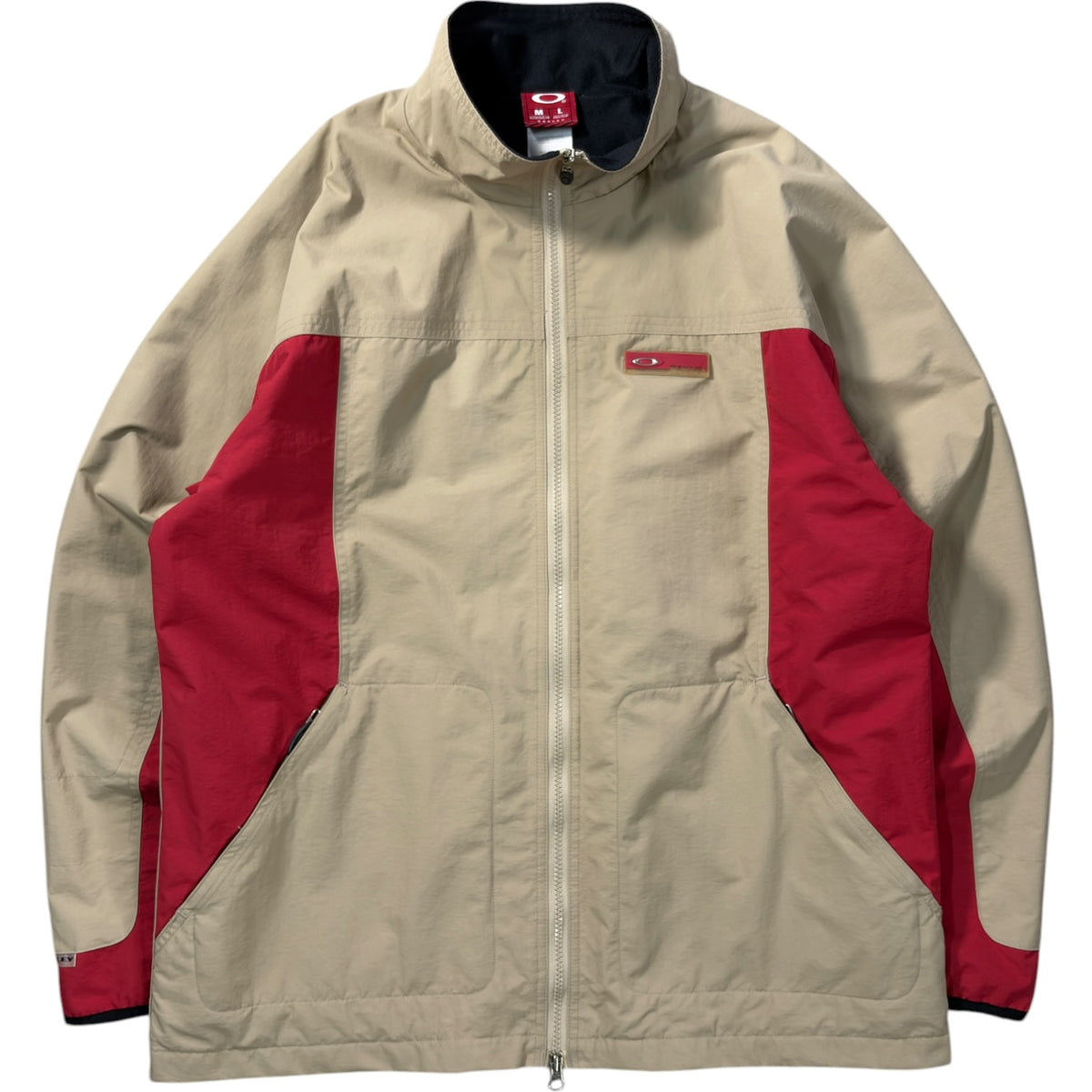 Oakley 90’s Two Tone Dual Zip Jacket XL
