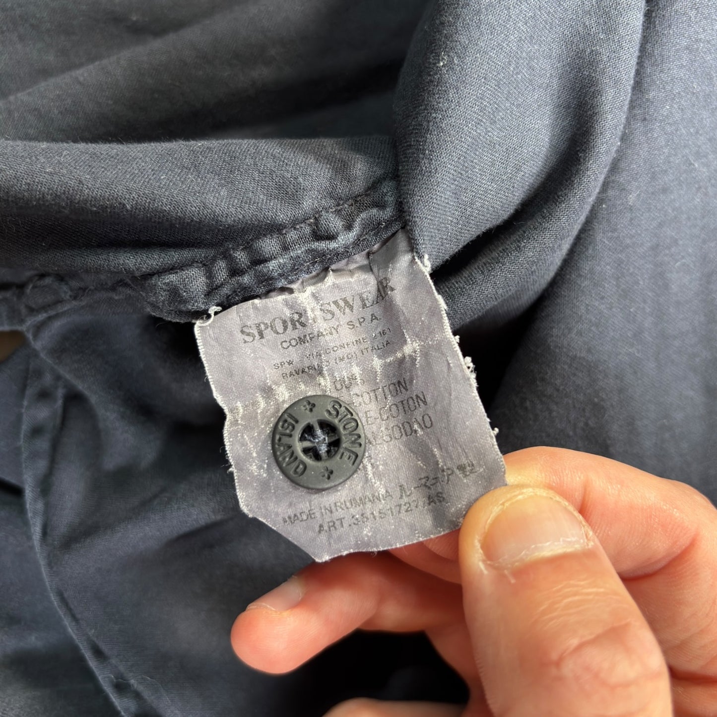 Stone Island 2001 Cotton Shirt XXL