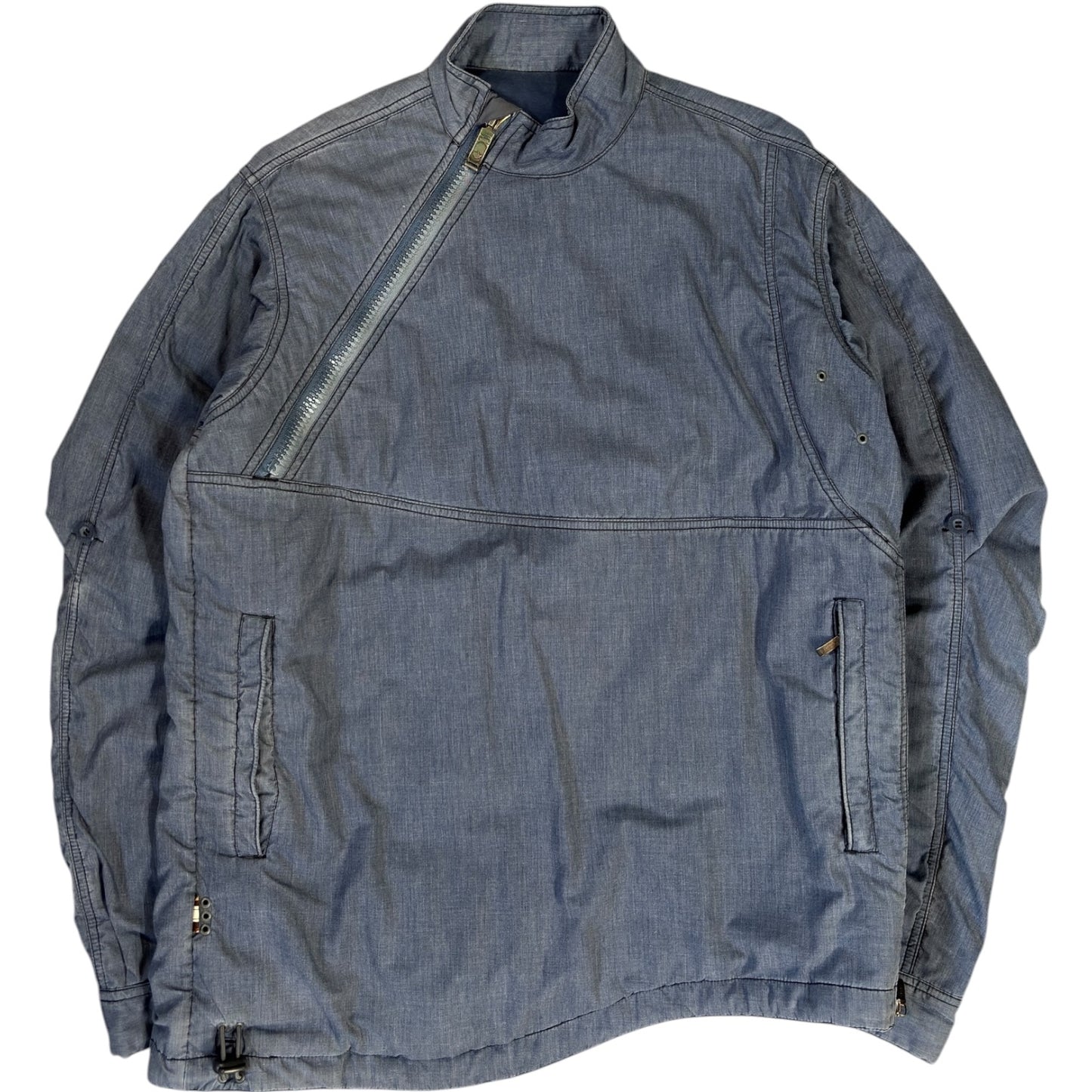 Maharishi 00’s Asymmetric Shoulder Zip Jacket L