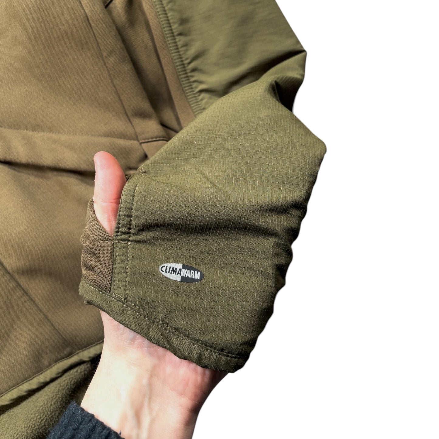 Adidas 2003 Asymmetrical Zip Two Tone Climawarm Hoodie L