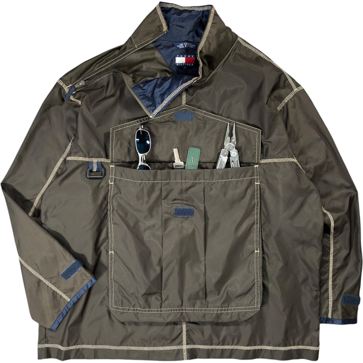 Tommy Hilfiger 00’s Shoulder Zip Jacket S