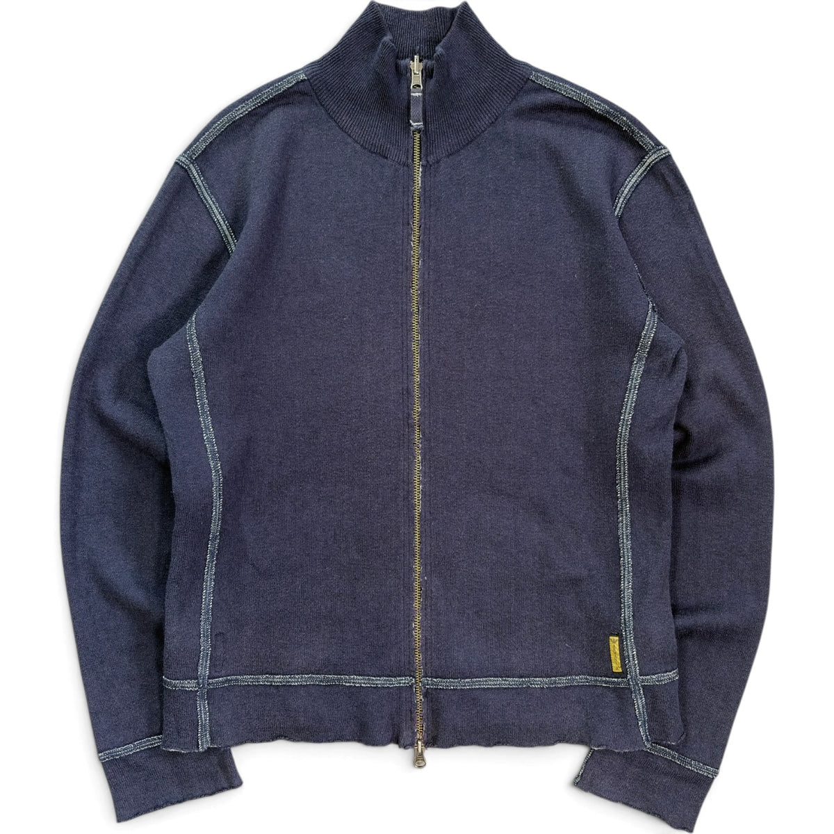 Armani Jeans Reversible Contrast Stitch Jumper M