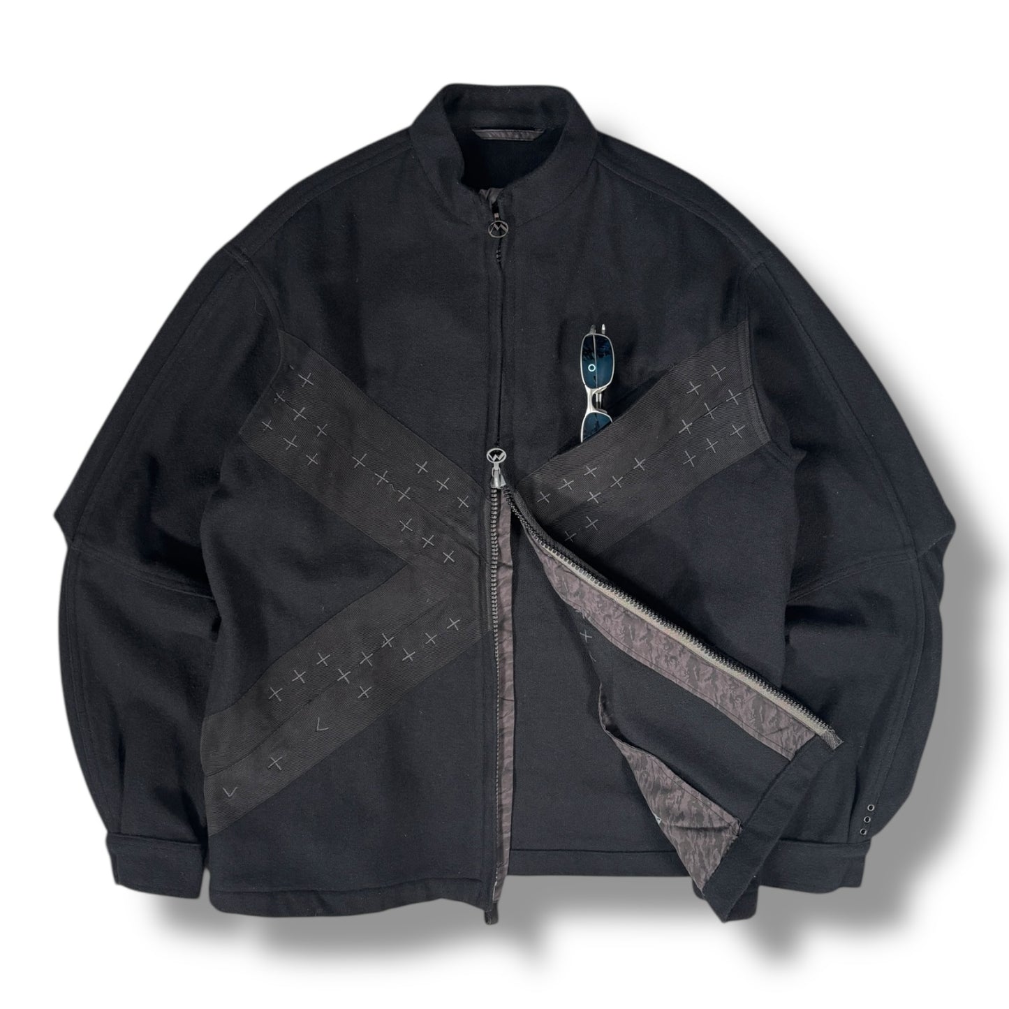 Maharishi Web Maosim Wool Bomber Jacket Extra Large