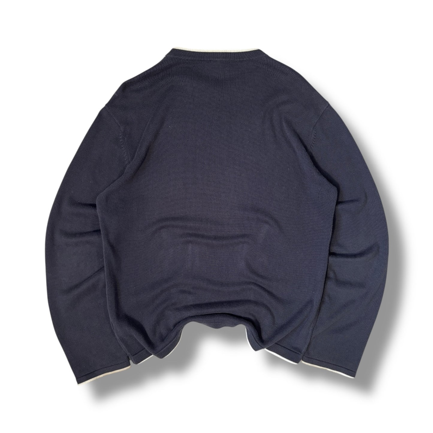 Armani Jeans 00’s Exposed Seam Lightweight Jumper Extra Large