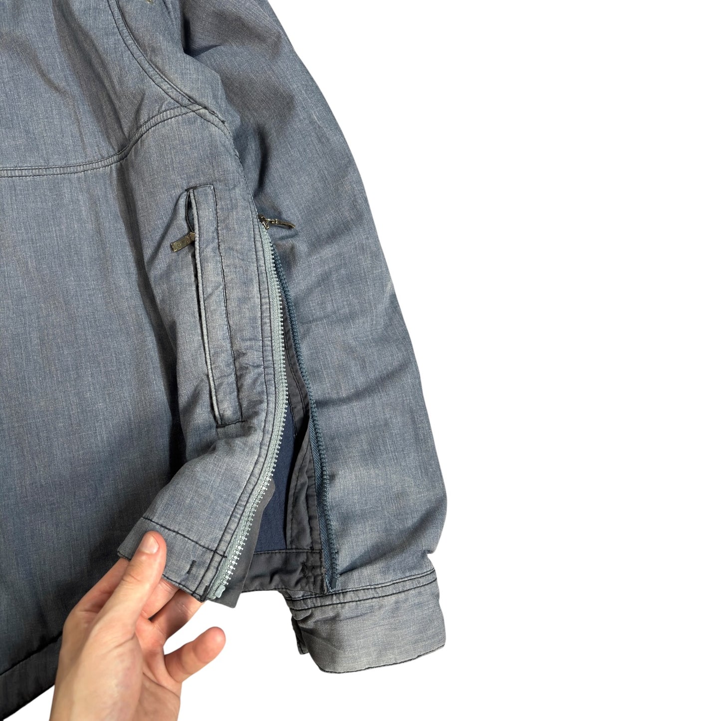 Maharishi 00’s Asymmetric Shoulder Zip Jacket L