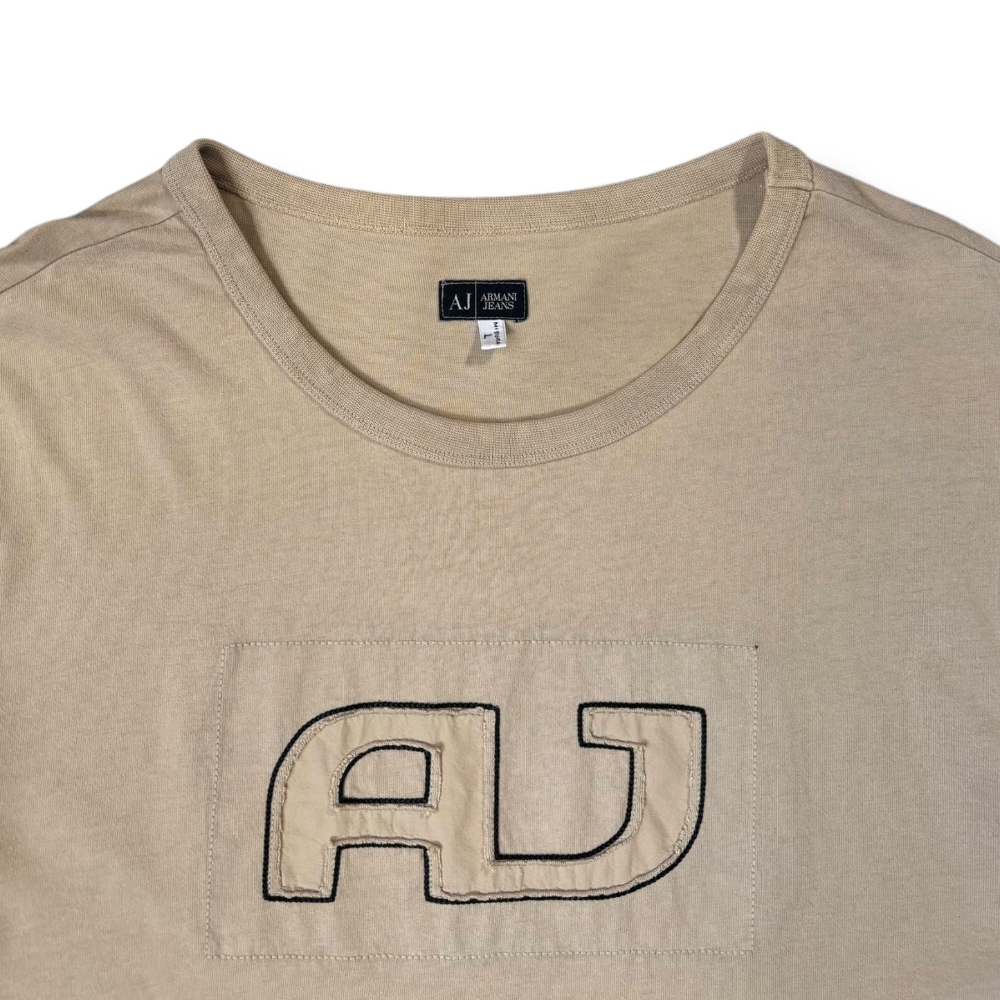 Armani Jeans 00’s Khaki T Shirt Large