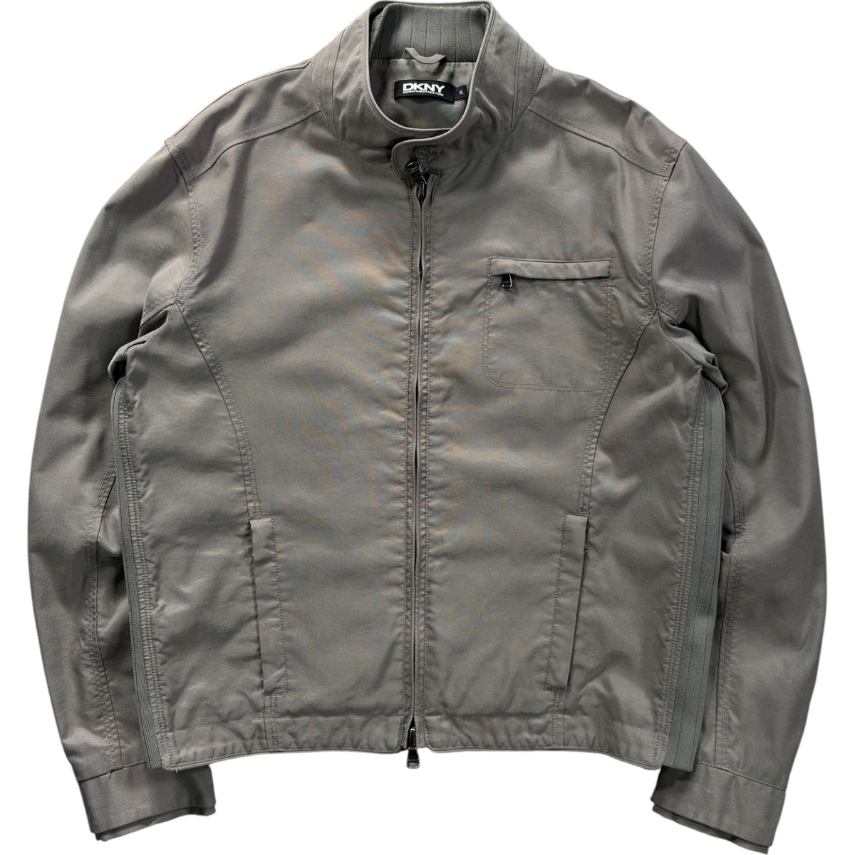 DKNY 00’s Panelled Biker Jacket XL