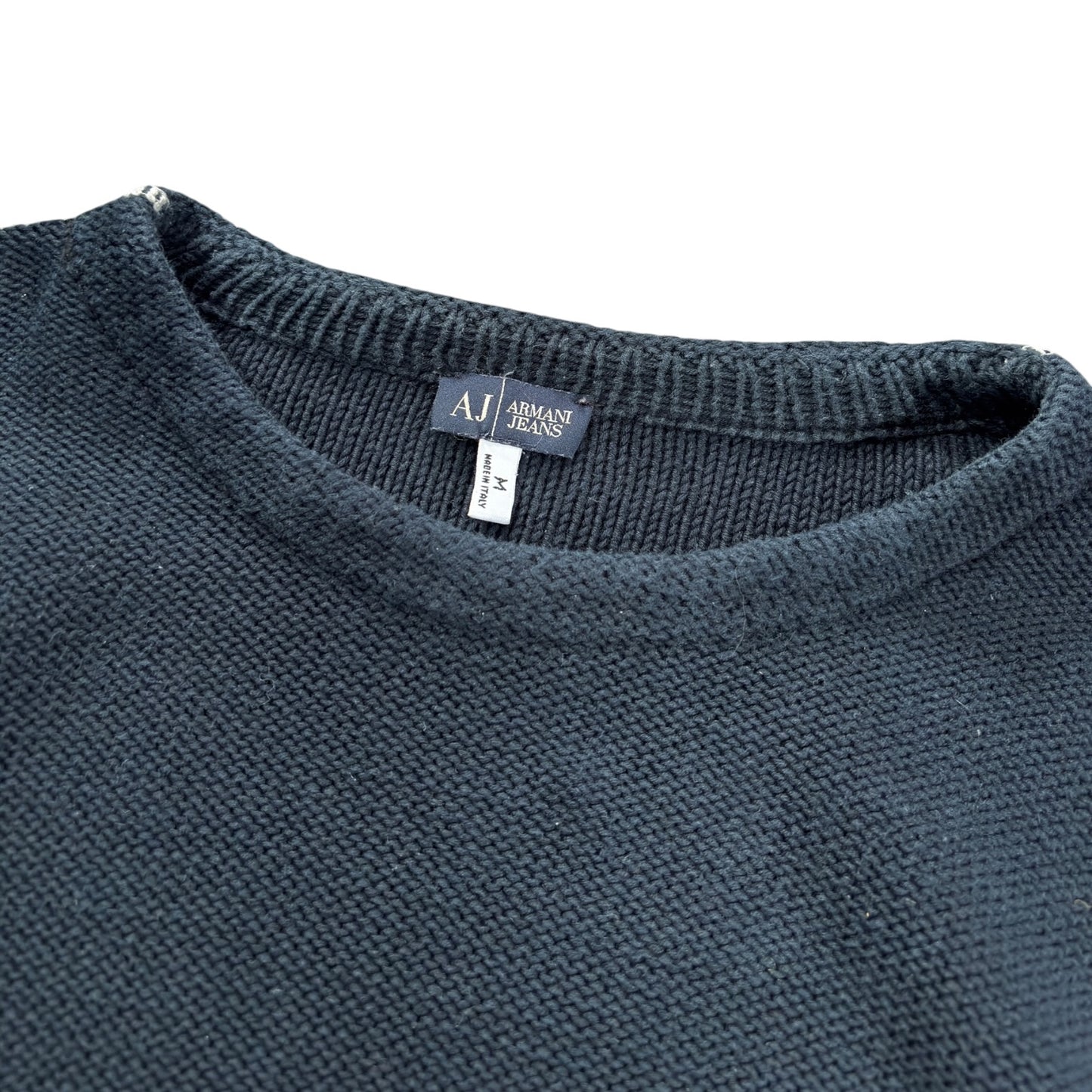 Armani Jeans 00’s Heavyweight Cotton Knit M