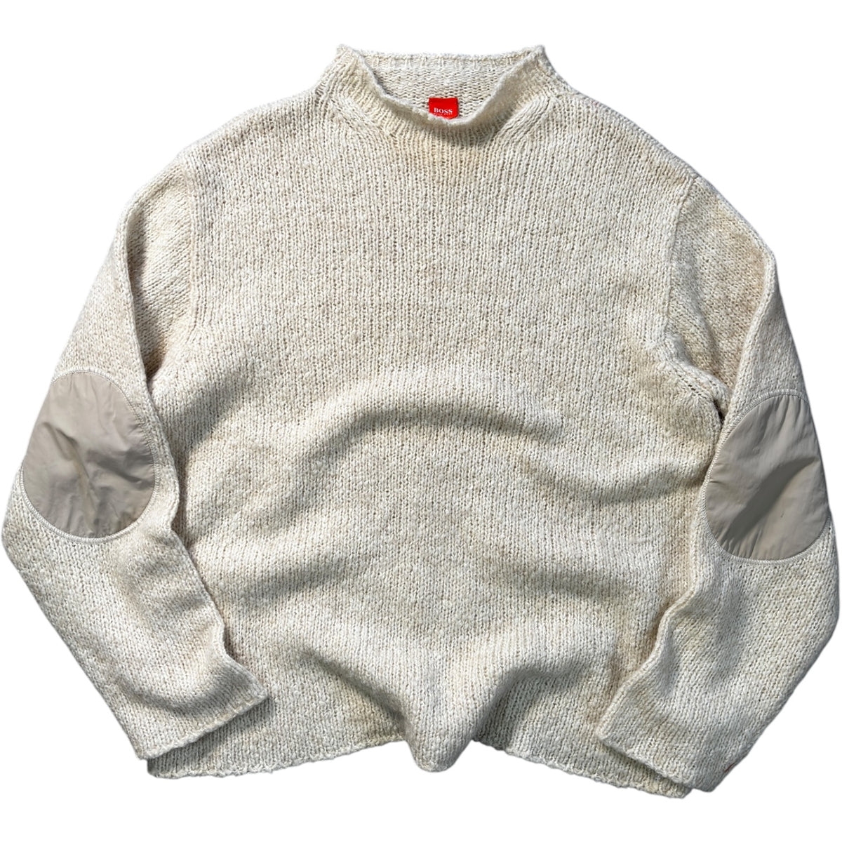Hugo Boss Orange 00’s Wool Knit Mock Neck Jumper XL