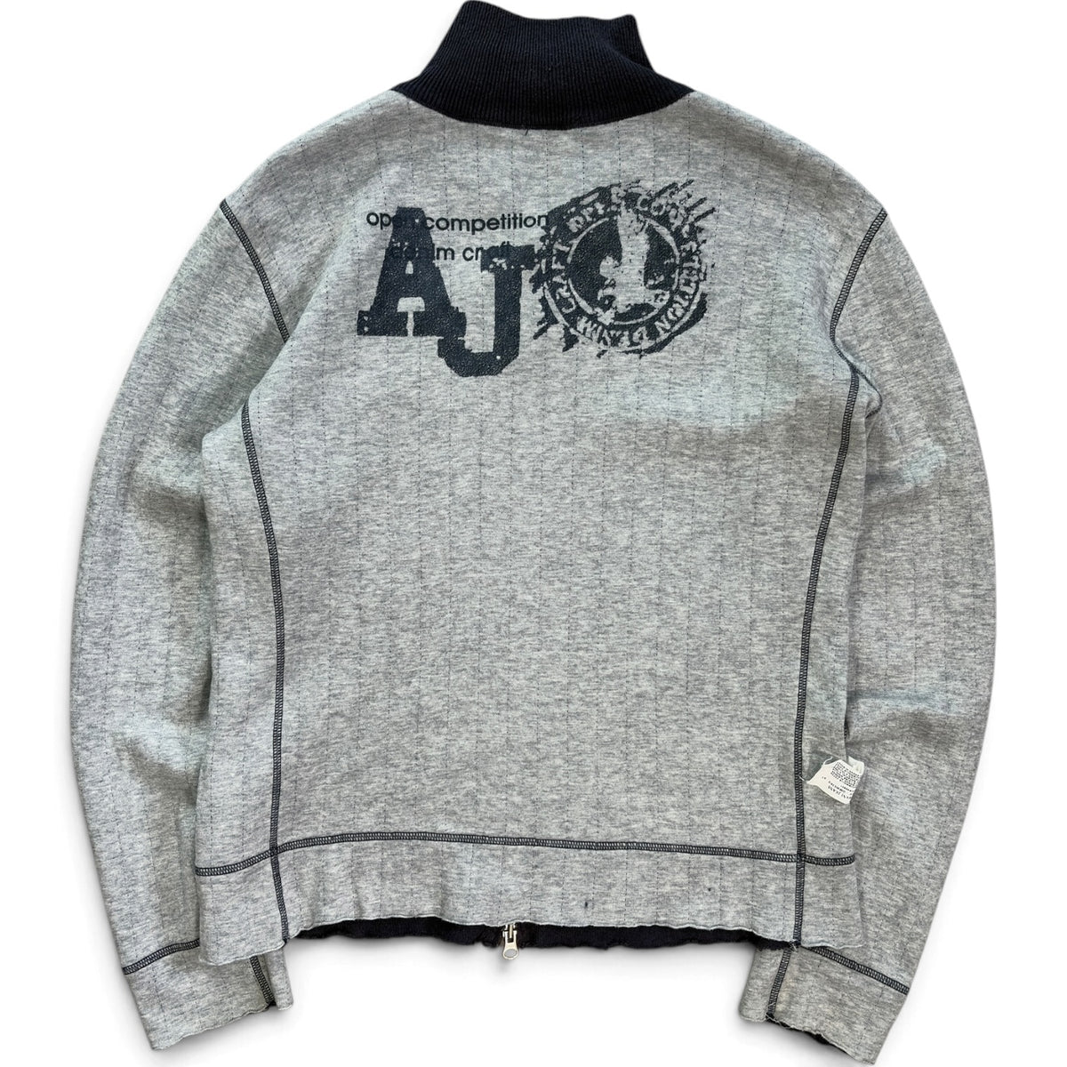 Armani Jeans Reversible Contrast Stitch Jumper M