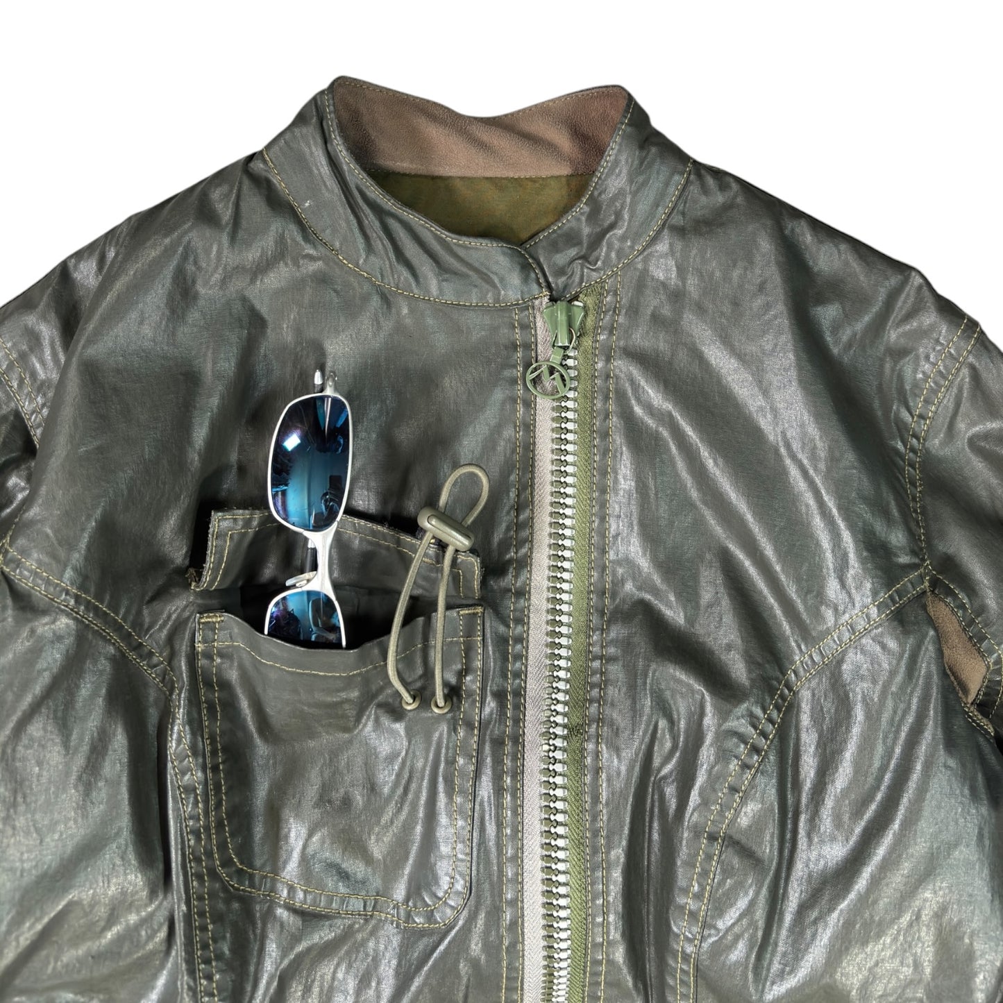 Maharishi 99/00 Water Repellent Women's Asymmetric Zip Jacket UK 12