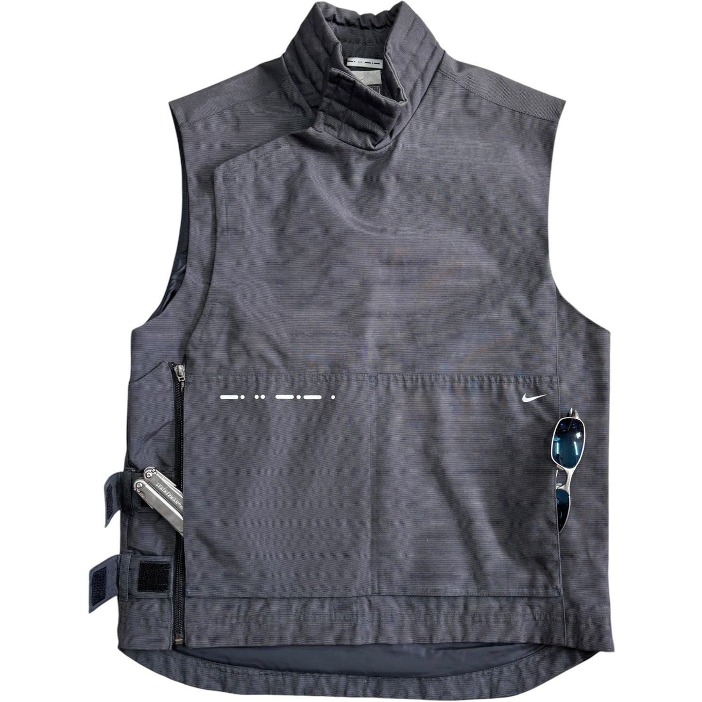 Nike Urban/ Morse Code 2001 Grey Vest Jacket S