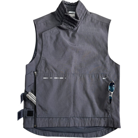 Nike Urban/ Morse Code 2001 Grey Vest Jacket S