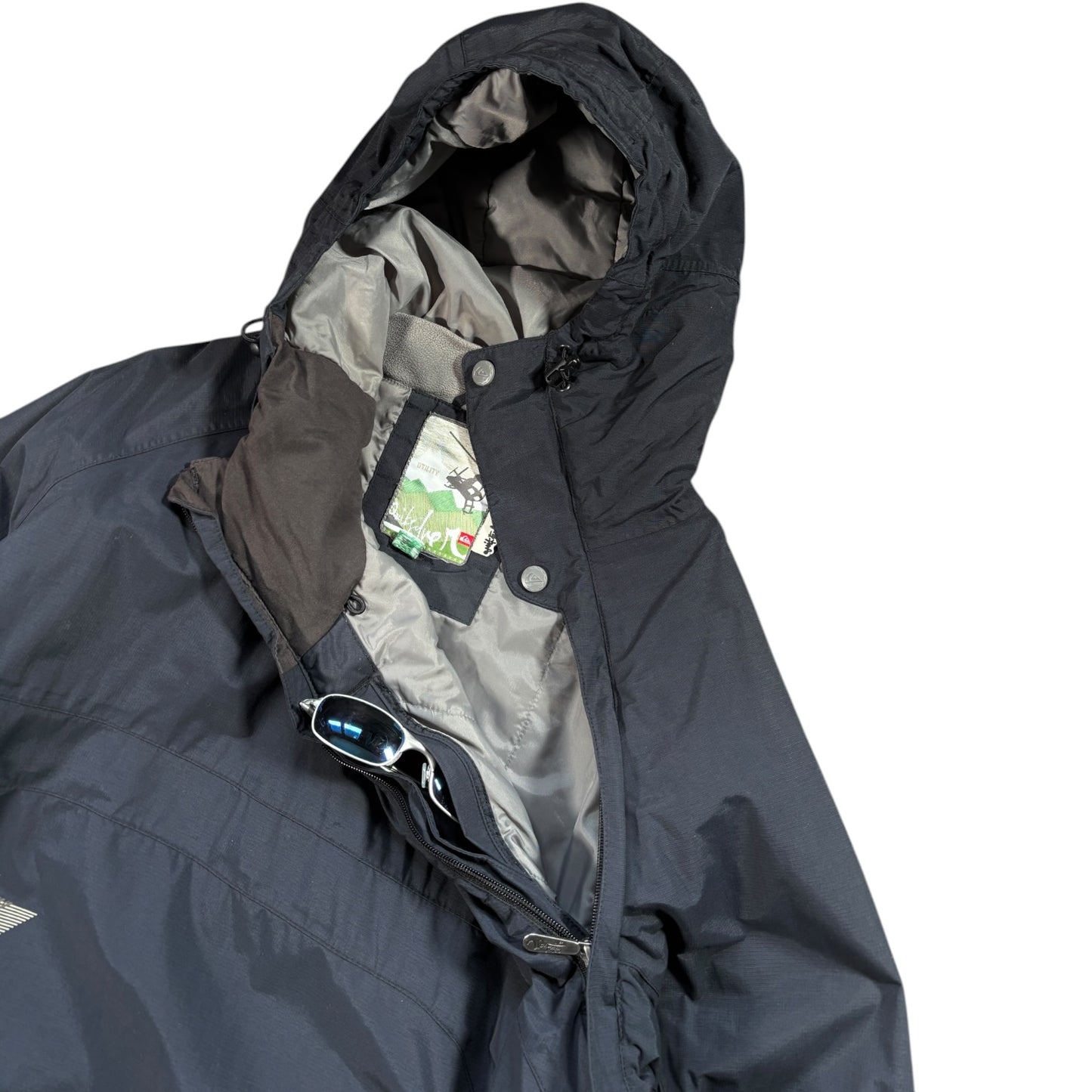 Quiksilver 00’s 'Compass' Asymmetric Zip Jacket M