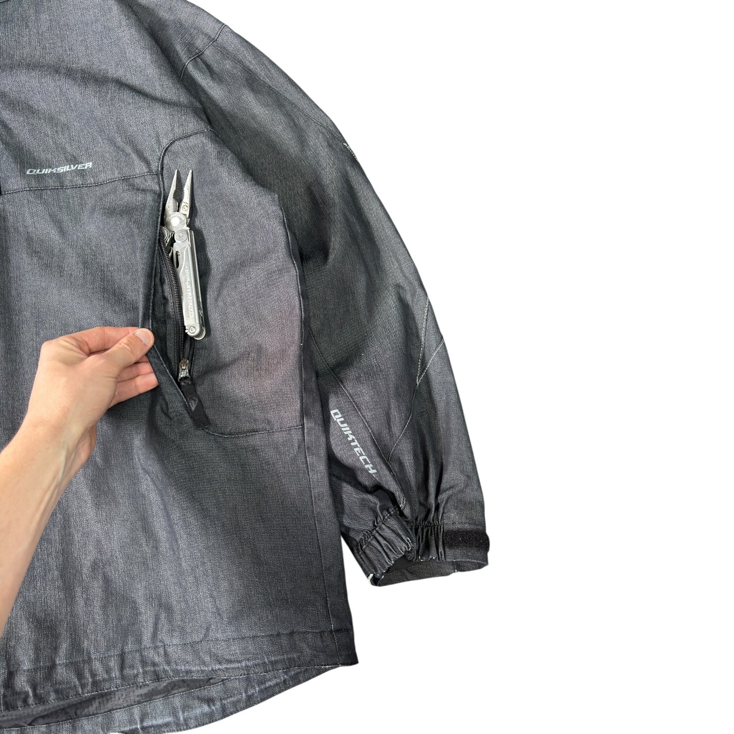 Quiksilver 00’s Quiktech “Spy Games” Cotton Half Zip Anorak Jacket M