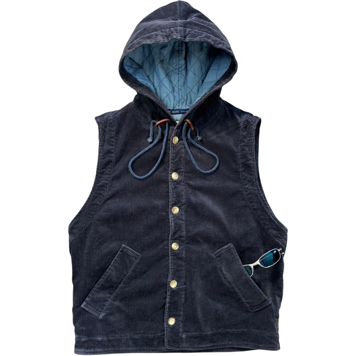 Armani Jeans 90’s Quilted Corduroy Vest Jacket S