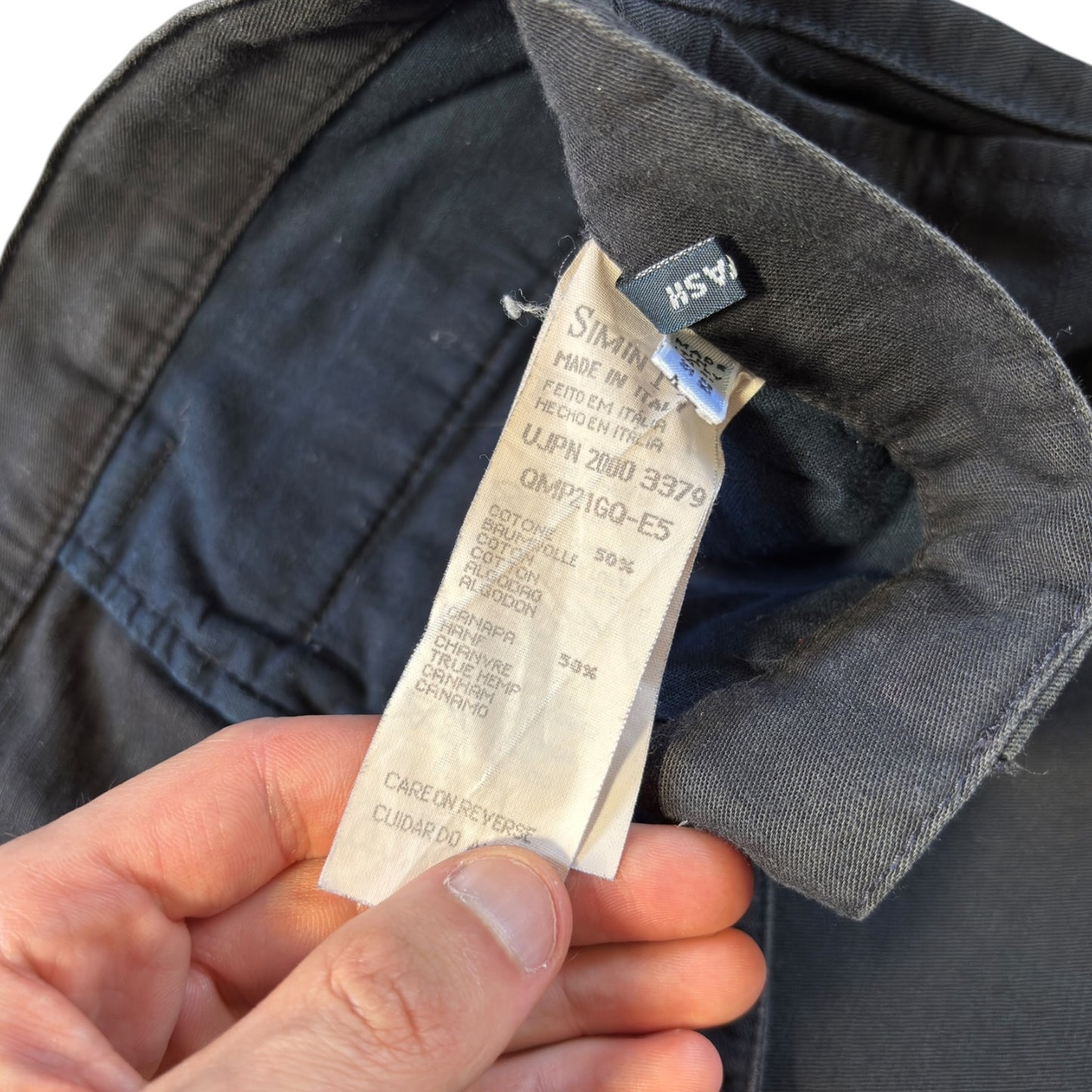 Armani Jeans 90’s Hemp Blend Pants W36