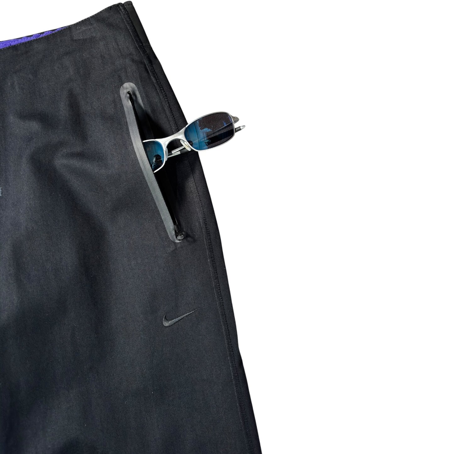 Nike Mobius 2003 Laminated Zip Track Pants W28