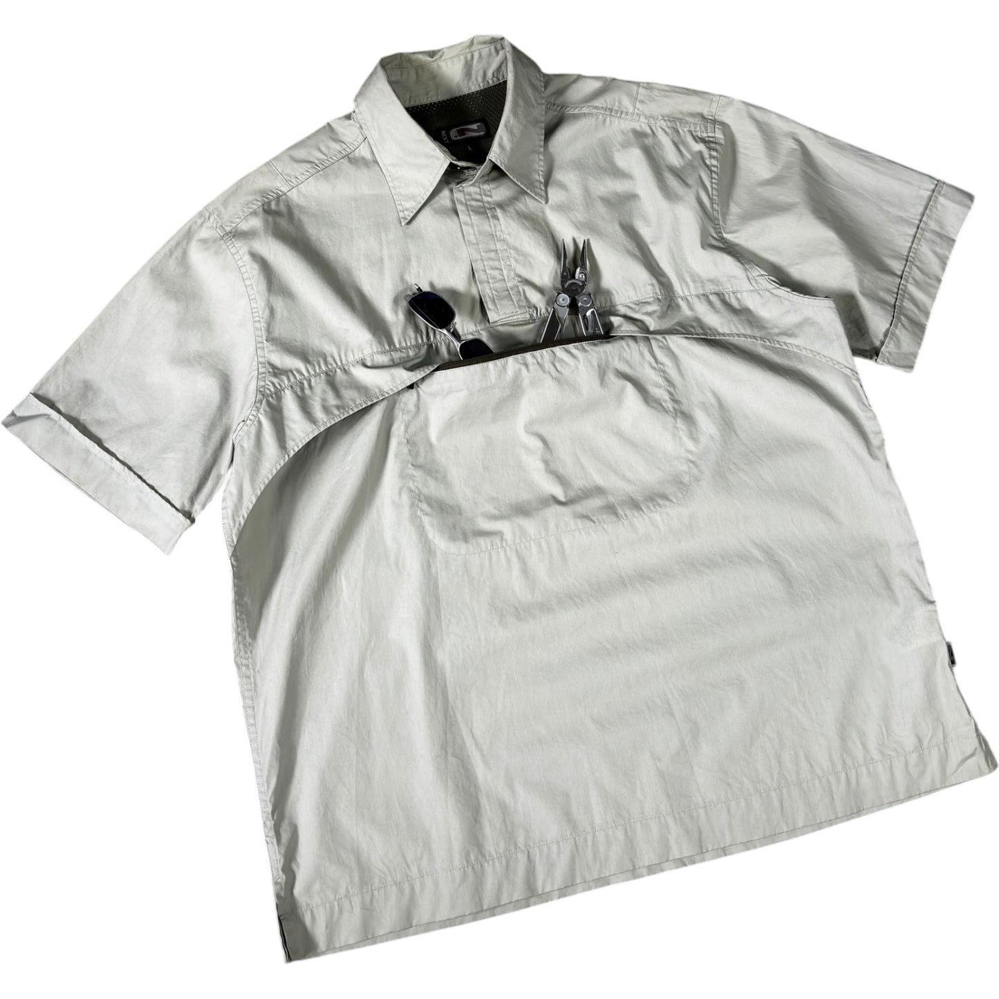 Next 00's Short Sleeve Utility Shirt L