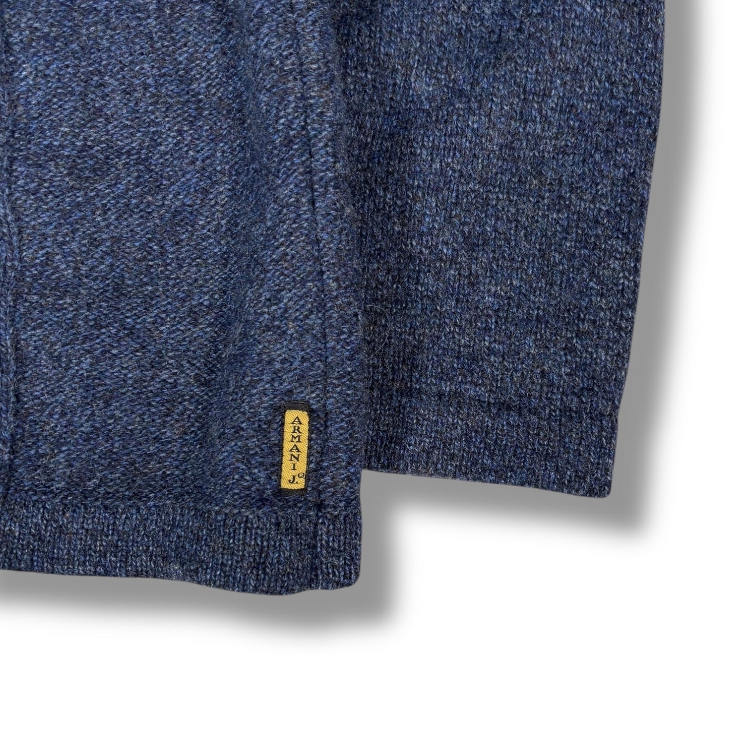 Armani Jeans 00’s Wool Quarter Jumper Extra Large