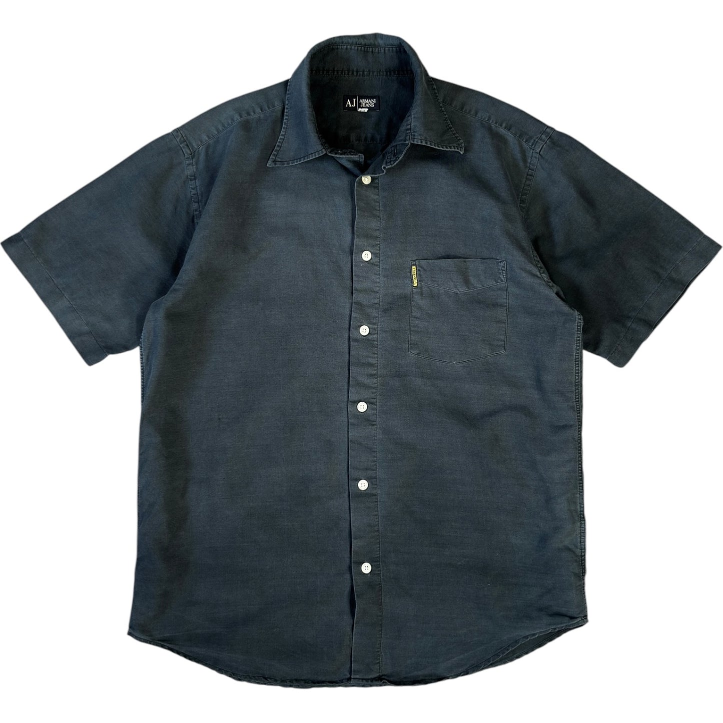 Armani Jeans 00's Faded Cotton Shirt XL