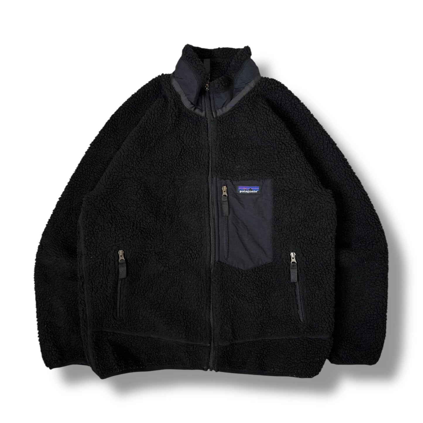 Patagonia Retro X Fleece Black Jacket Medium