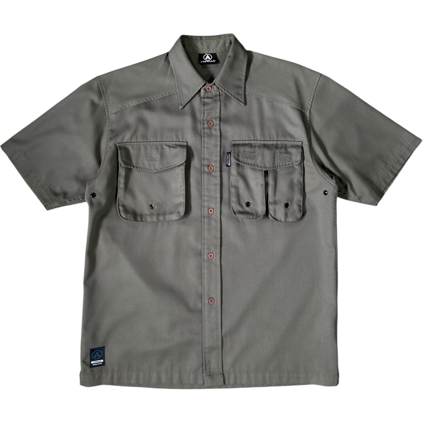 Airwalk 00’s 3D Pocket Short Sleeve Shirt L