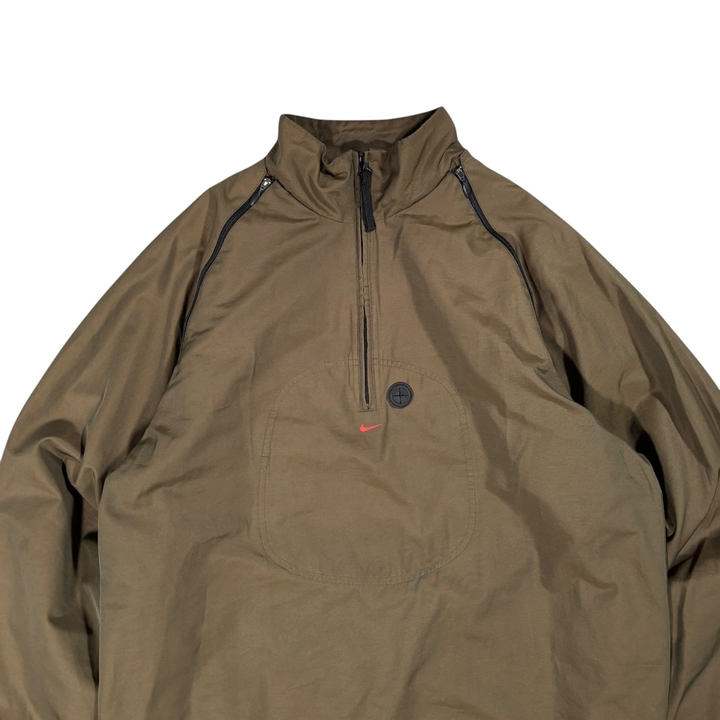 Nike 2003 2in1 Khaki Convertible MP3 Jacket S