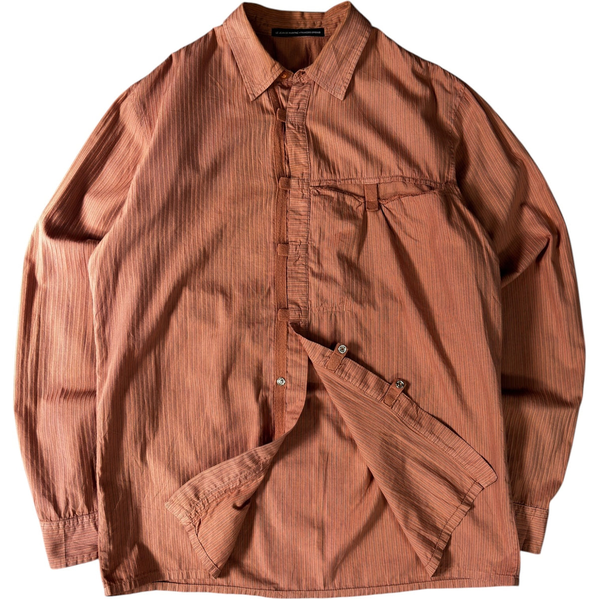 Marithé + François Girbaud Snap Front Utility Shirt L