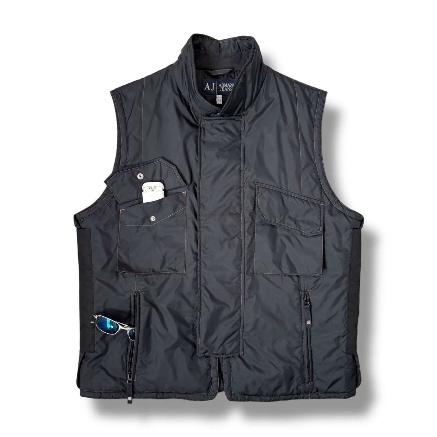 Armani Jeans 00’s Tactical Ballistic Vest Jacket Medium