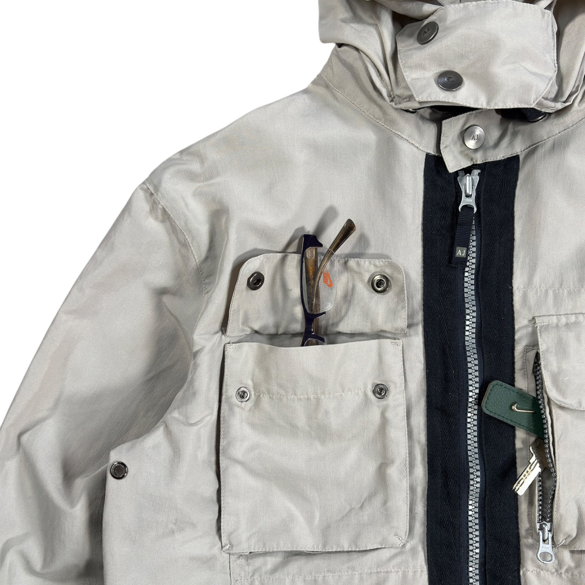 Armani Jeans 00’s Multipocket Convertible Jacket M