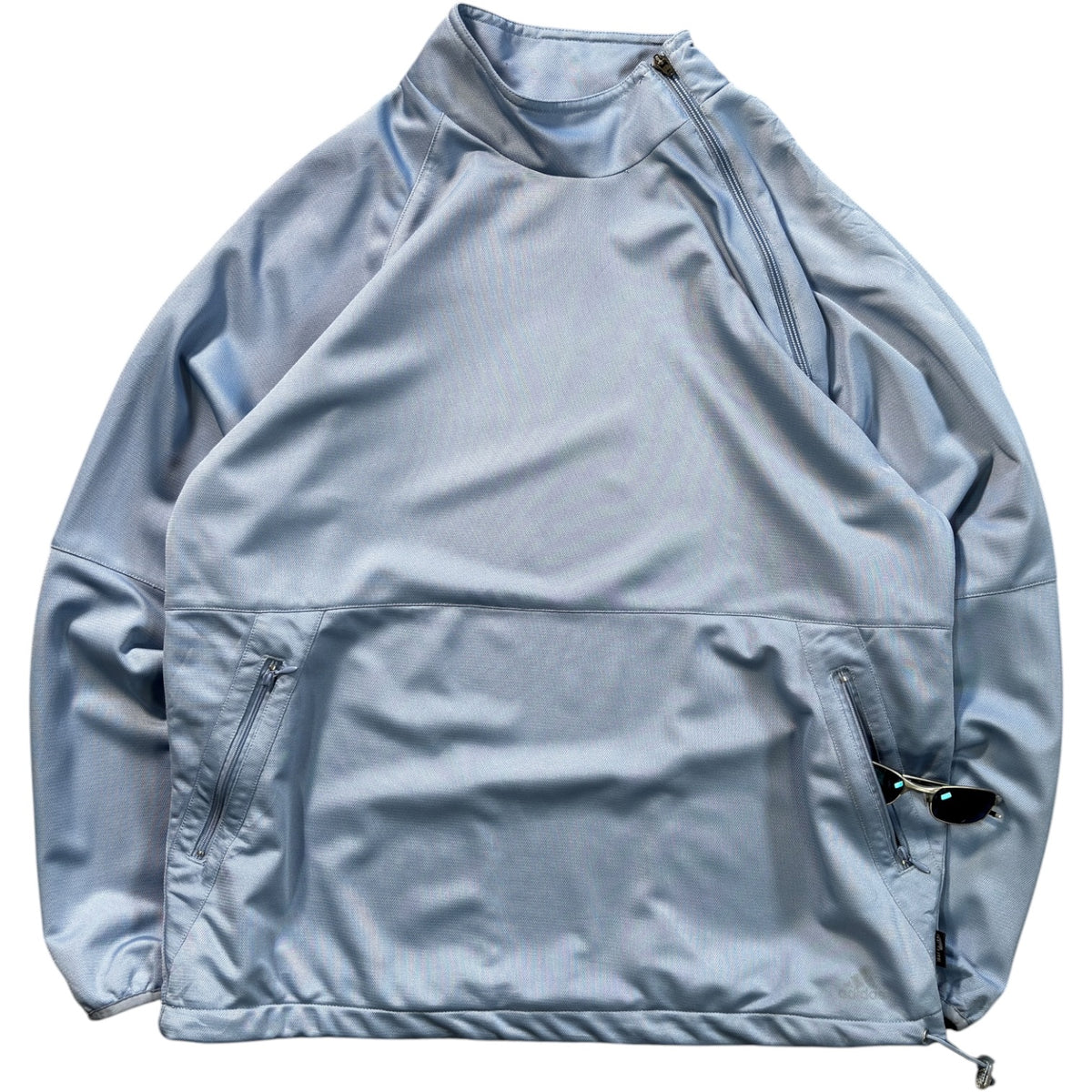 Adidas 00’s Asymmetric Zip Pullover Jacket L