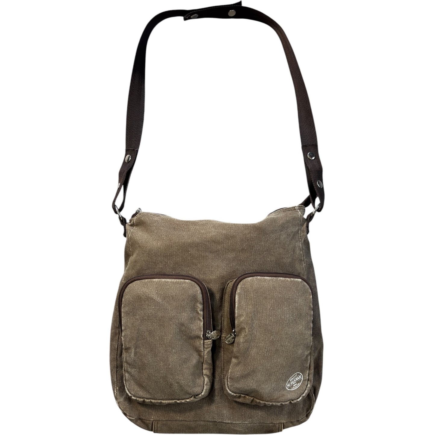 DKNY 00’s Canvas Multipocket Messenger Bag