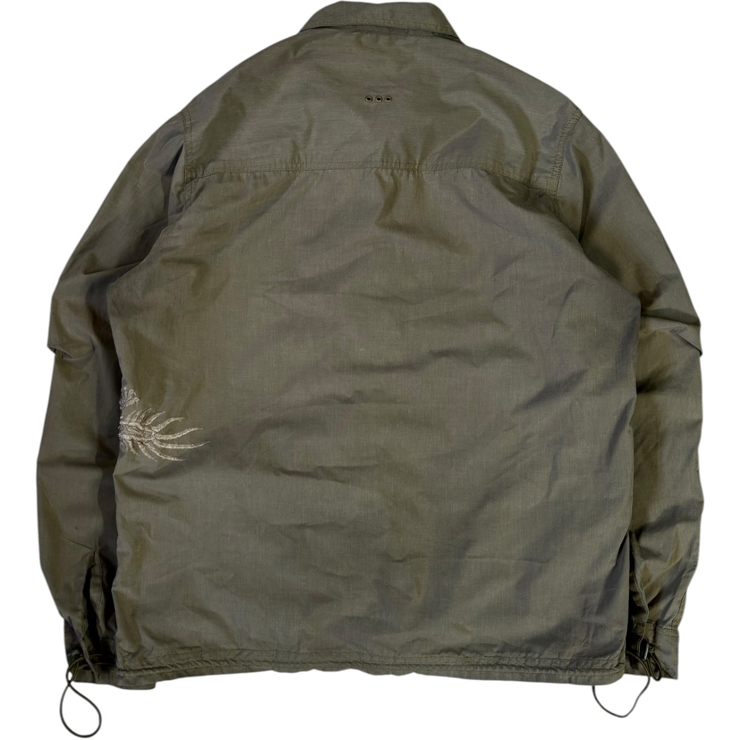 Maharishi 00's Embroidered Dragon Cotton Jacket L