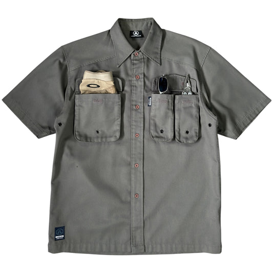 Airwalk 00’s 3D Pocket Short Sleeve Shirt L
