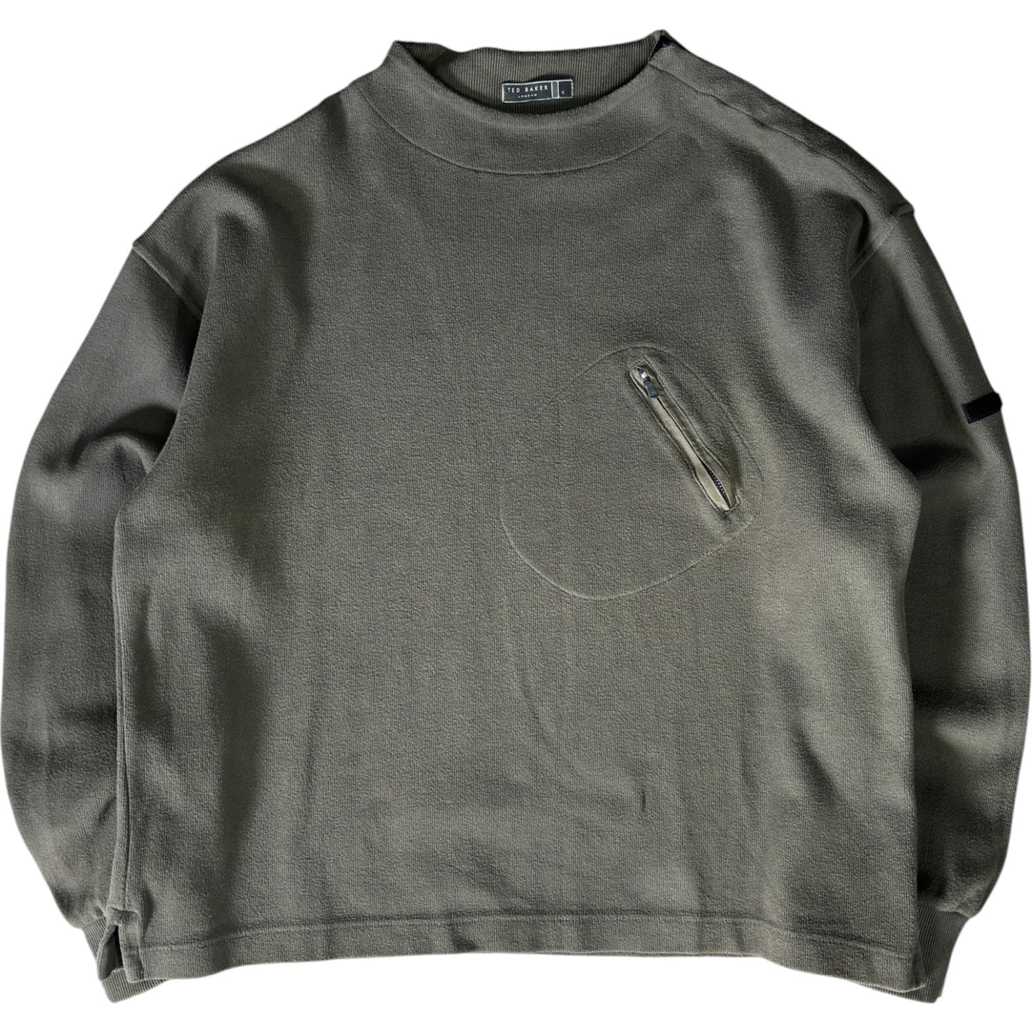 Ted Baker 00's Chest Pocket Sweatshirt XL
