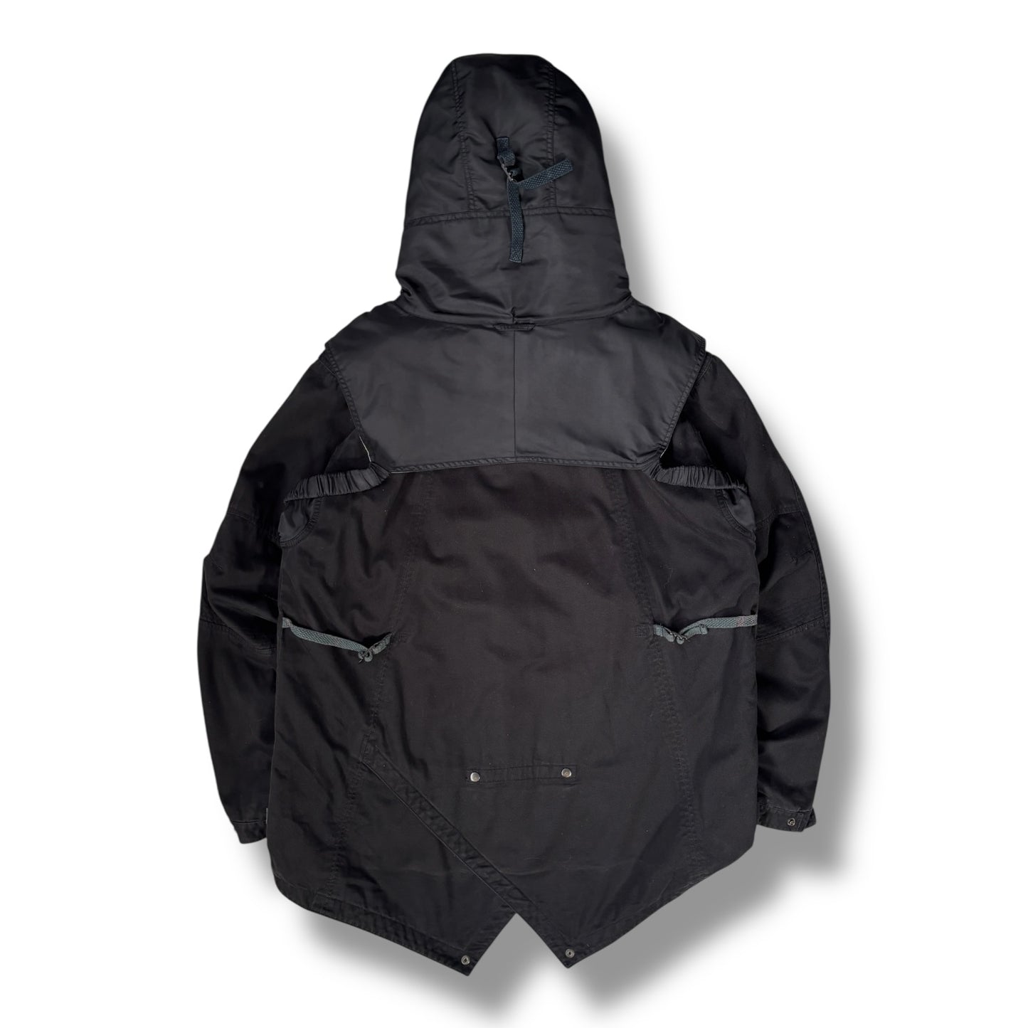 Maharishi 00’s Fishtail Fur Hood Parka Jacket Extra Large