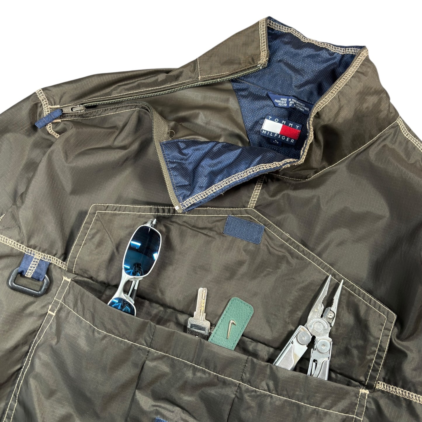 Tommy Hilfiger 00’s Shoulder Zip Jacket S